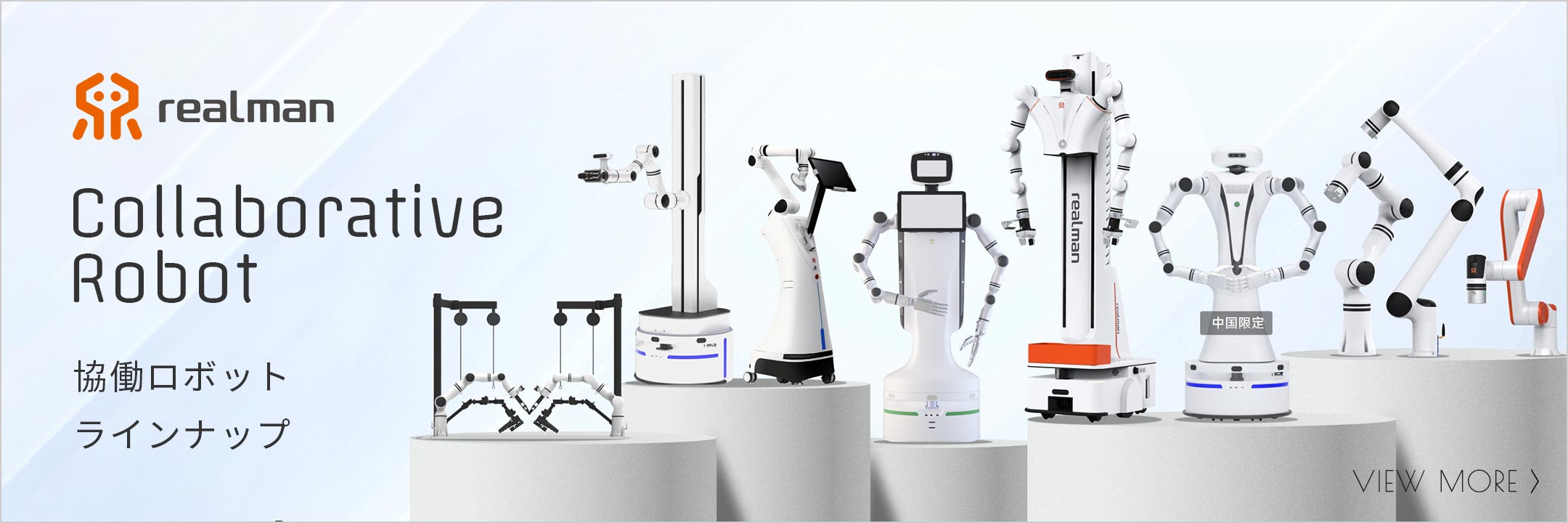 Realman 協働ロボット ラインナップ(取扱製品)